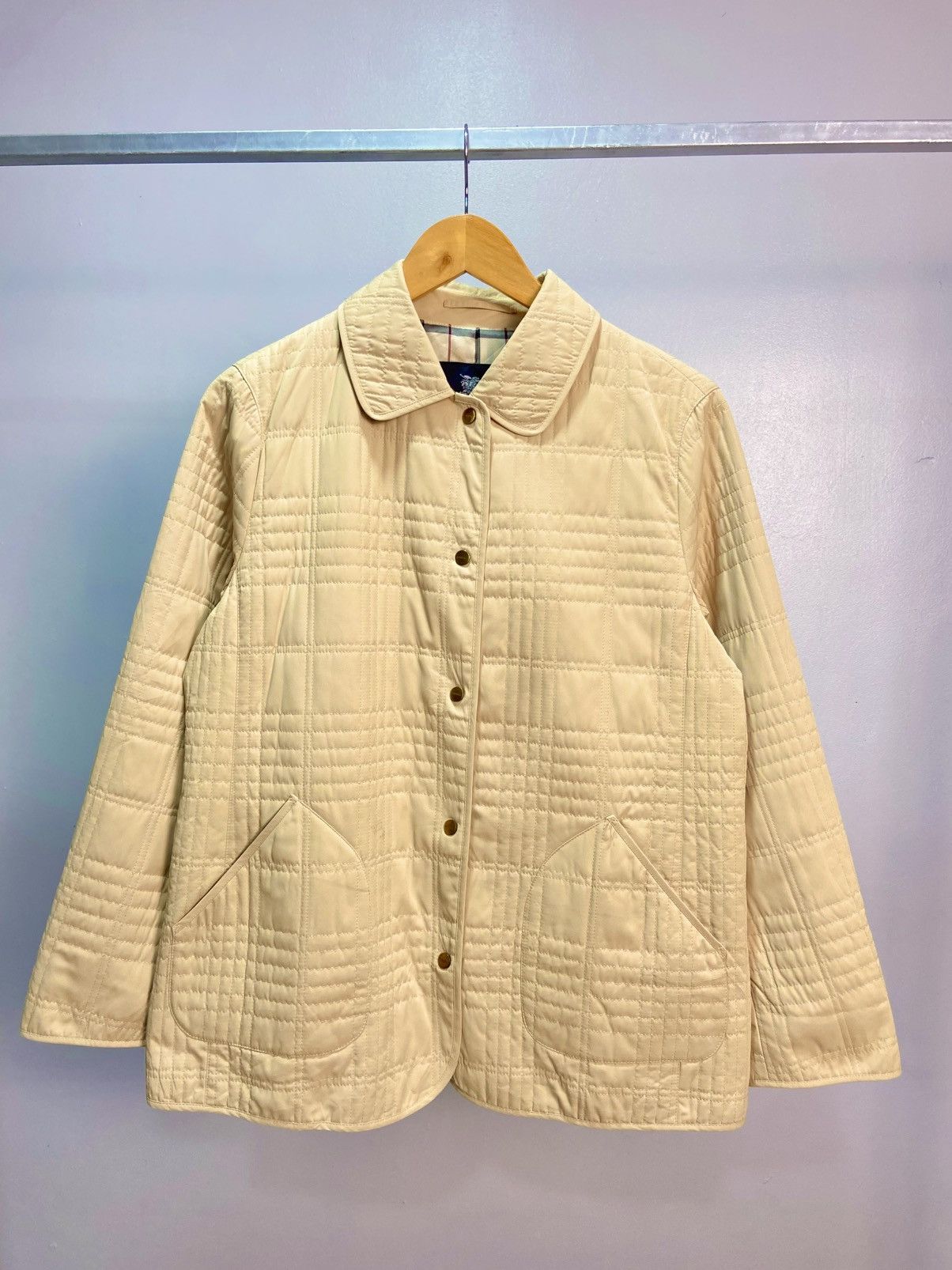Burberry Burberry Nova check quilted jacket Size L / US 10 / IT 46 - 2 Thumbnail