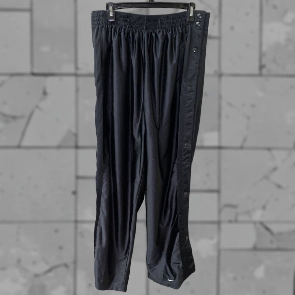 Nike Nike Mens Black Polyester Side Snap Workout Pants Size 2XL Size US 39 - 1 Thumbnail