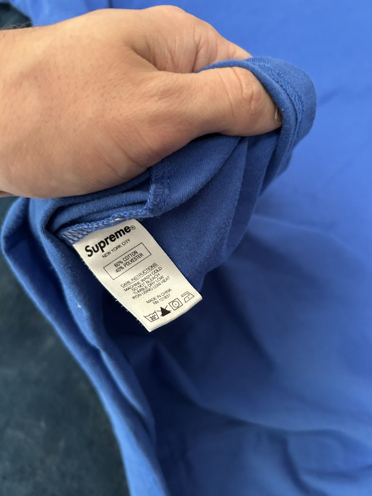 Supreme Supreme tee Size US XL / EU 56 / 4 - 5 Thumbnail