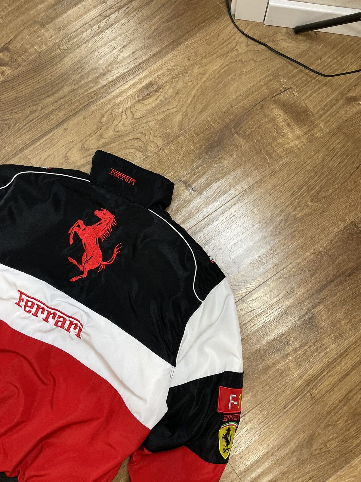 Ferrari × Racing × Streetwear Vintage Ferrari Racing Big Logo ...