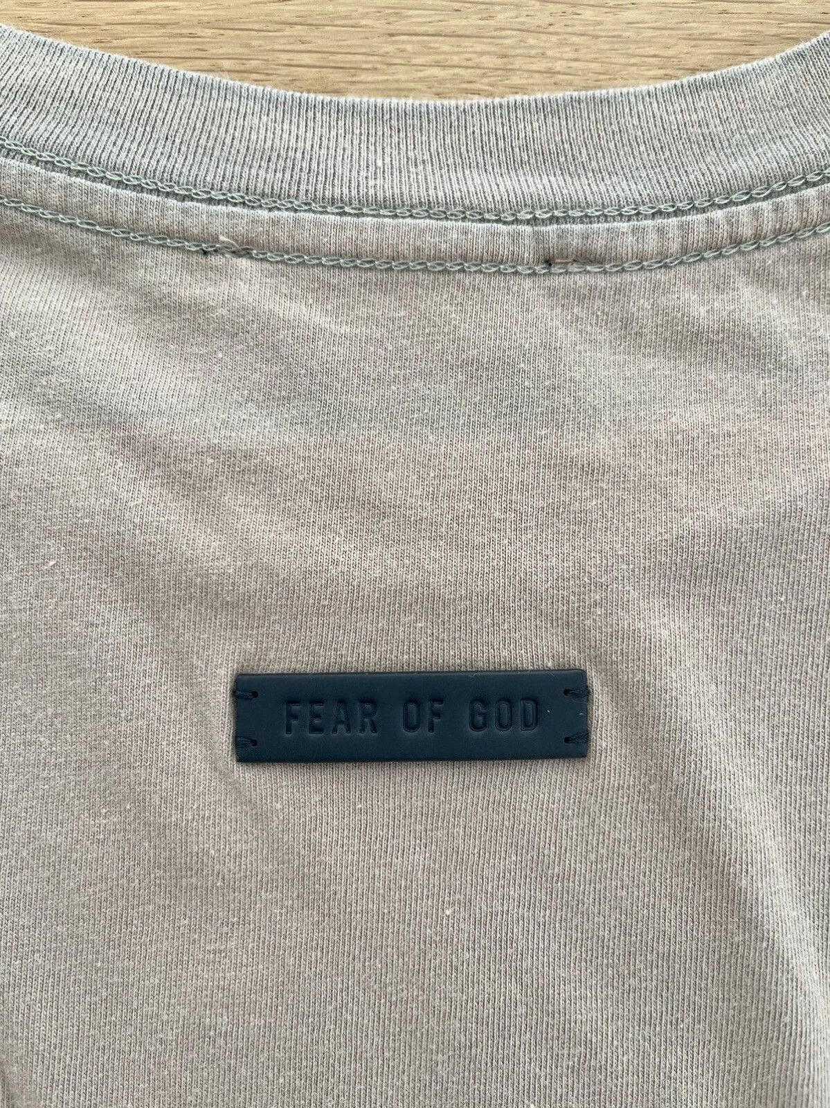 Fear of God 7th Collection FG Tee VINTAGE PARIS SKY M