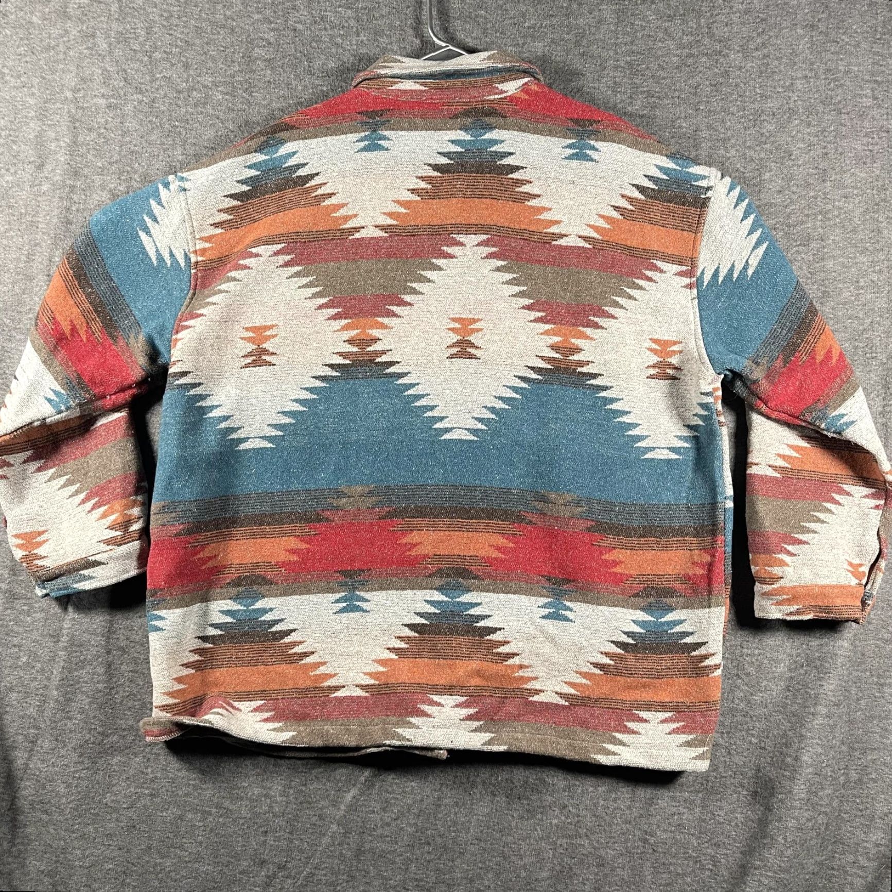 Vintage JODIFL Jacket Womens 2X Aztec Southwestern Shirt Jacket Button Front Pockets Size XXL / US 16-18 / IT 52-54 - 4 Thumbnail