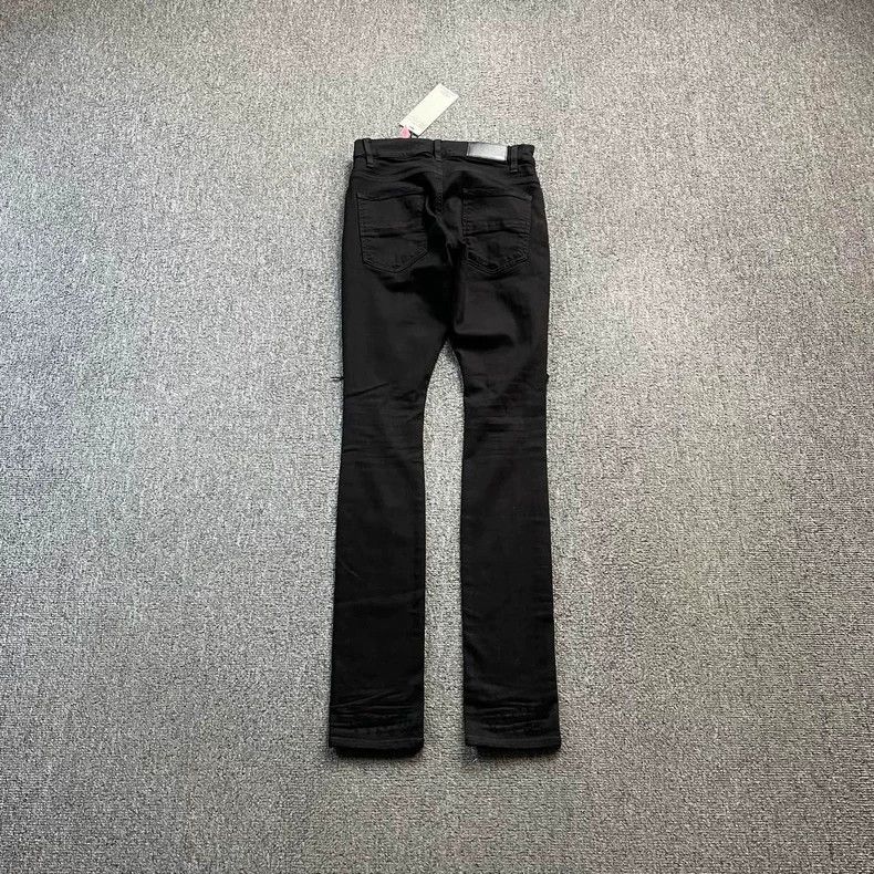 Amiri Amiri Black hole denim pants Size US 29 - 2 Thumbnail