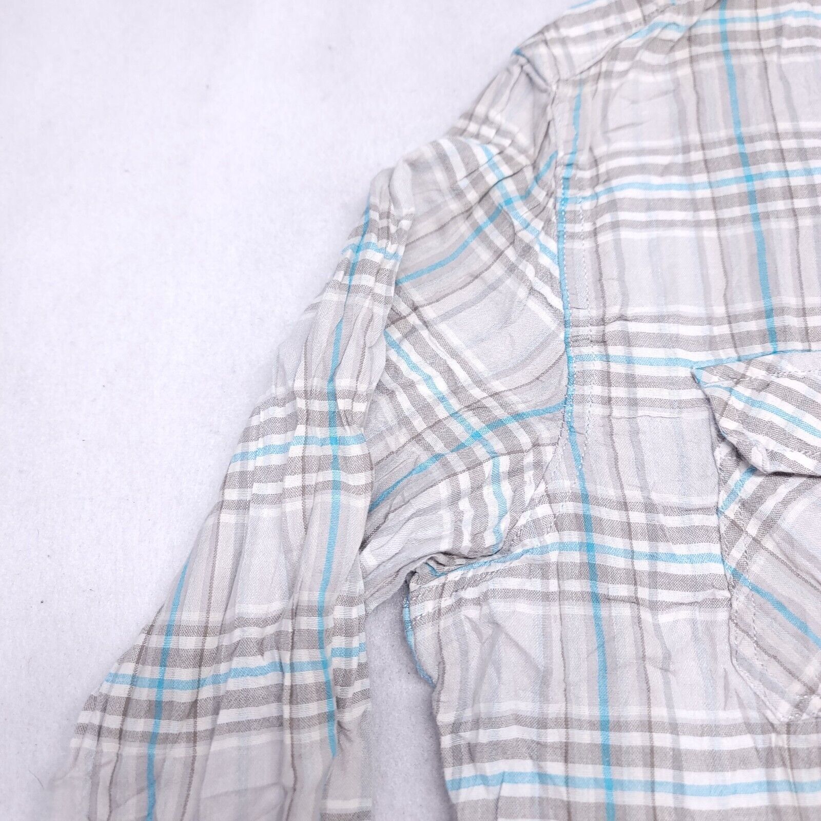 Urban Pipeline Urban Pipeline Tartan Flannel Shirt Mens Size Large L Gray Size US L / EU 52-54 / 3 - 4 Thumbnail