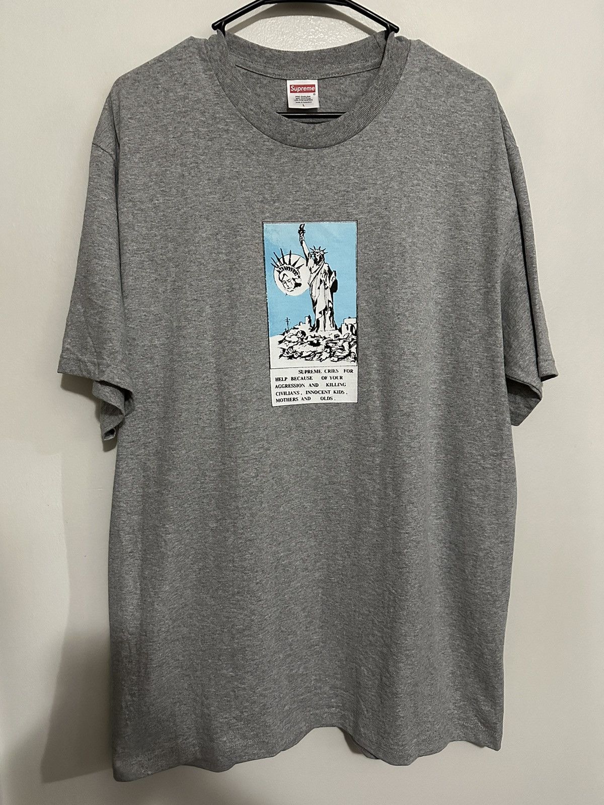 Supreme Supreme Liberty Tee Size US L / EU 52-54 / 3 - 1 Thumbnail