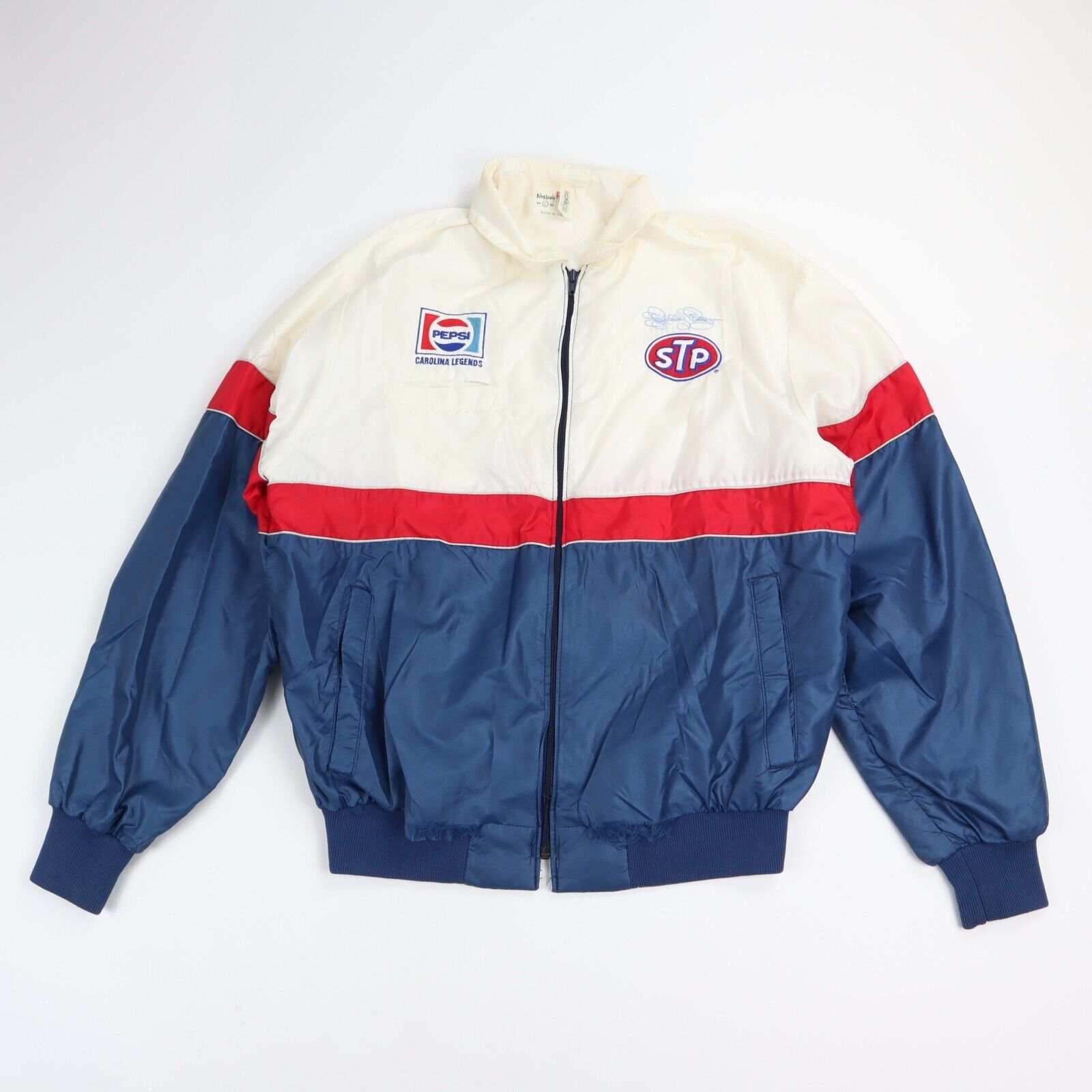 Vintage Vintage STP Richard Petty Pepsi Racing Jacket King Louie Pro ...