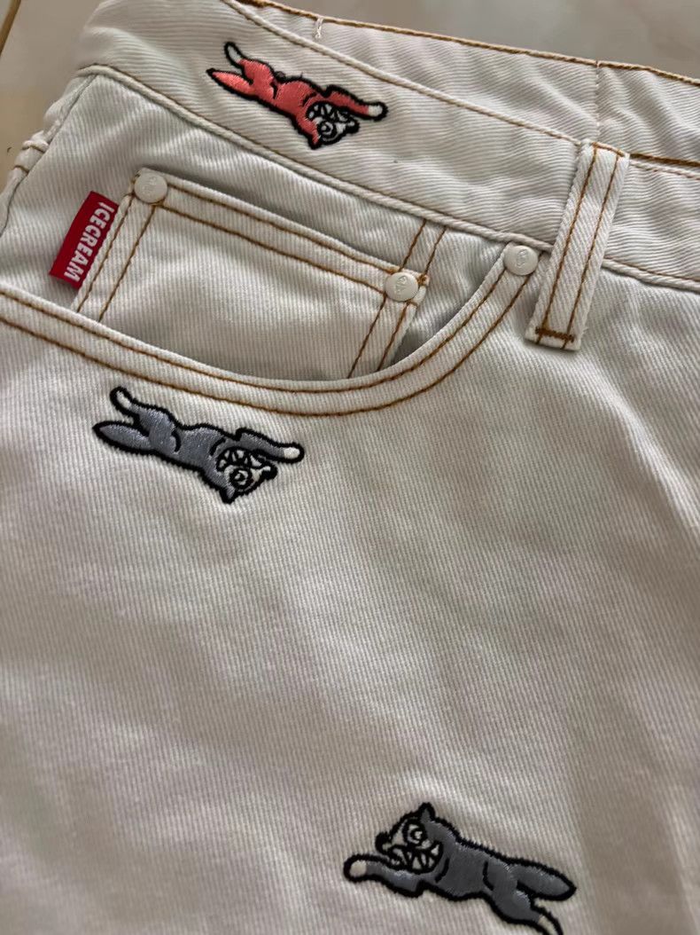 Billionaire Boys Club BBC ICECREAM Flying Dog Embroidered Jeans Size US 40 / EU 56 - 5 Thumbnail