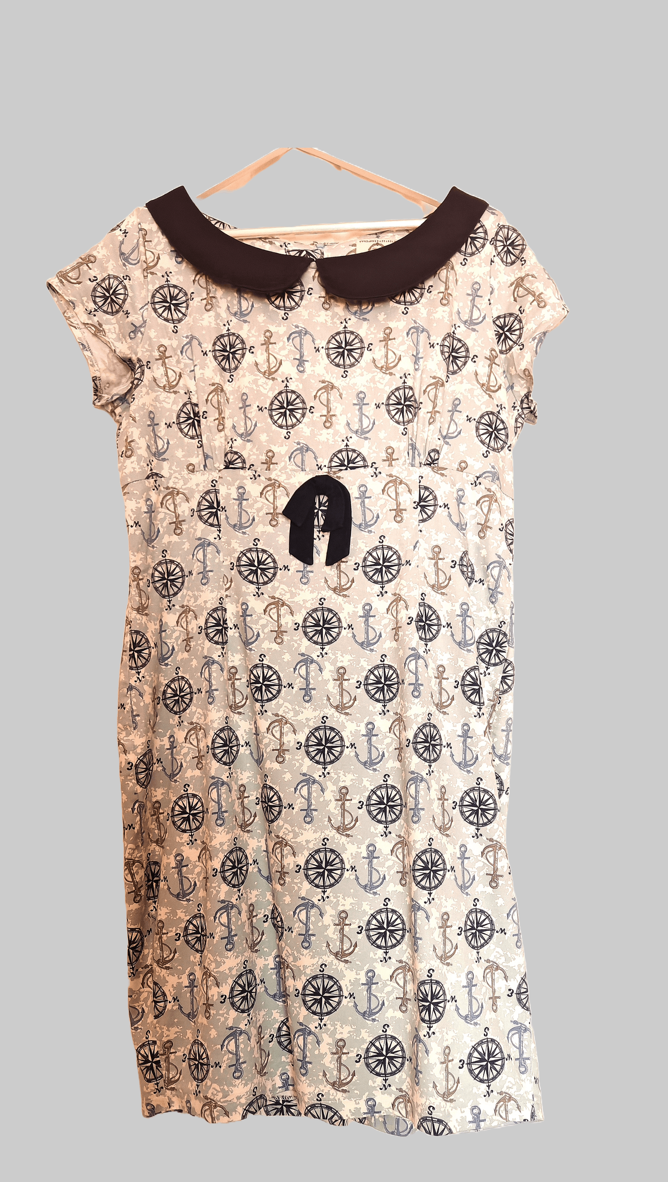 Other Banned Apparel Retro Plus Size Nautical Compass Print Dress Size XXL / US 16-18 / IT 52-54 - 4 Thumbnail