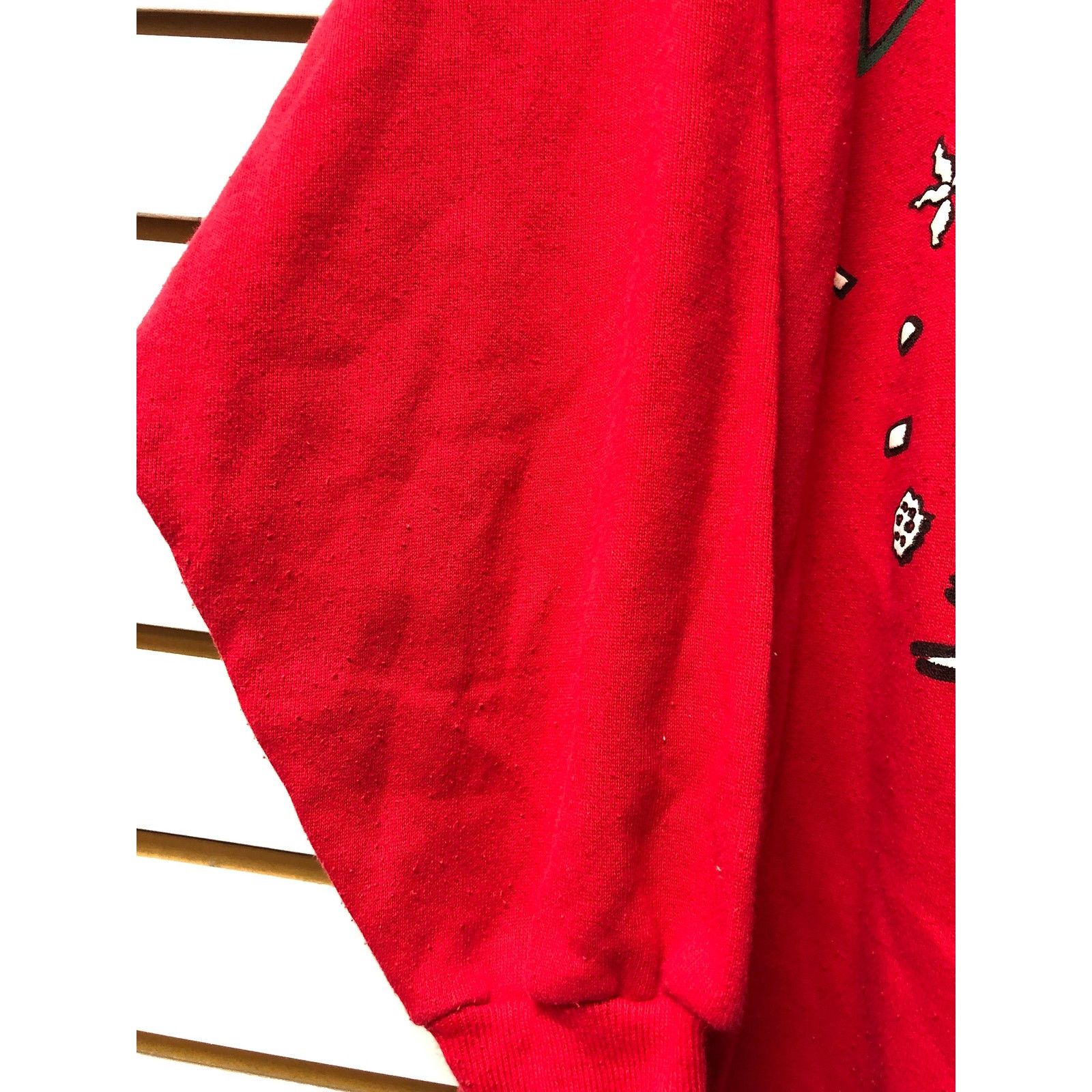 Hanes Vintage Santa Paws Sweatshirt size 3x 1990s 80s Size US XXL / EU 58 / 5 - 3 Thumbnail