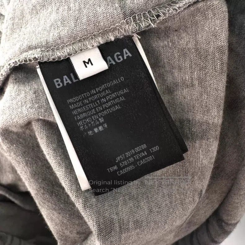 Balenciaga Balenciaga Logo Printed Short Sleeve T-Shirt Size US M / EU 48-50 / 2 - 5 Thumbnail