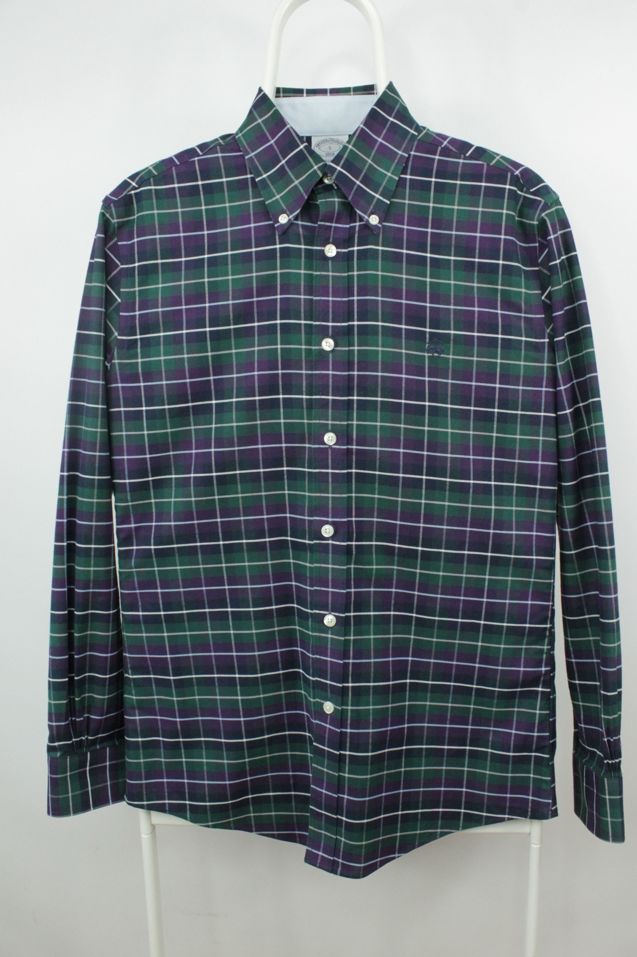 Brooks Brothers Brooks Brothers Regent Fit Stretch Casual Formal Shirt Size US S / EU 44-46 / 1 - 1 Thumbnail