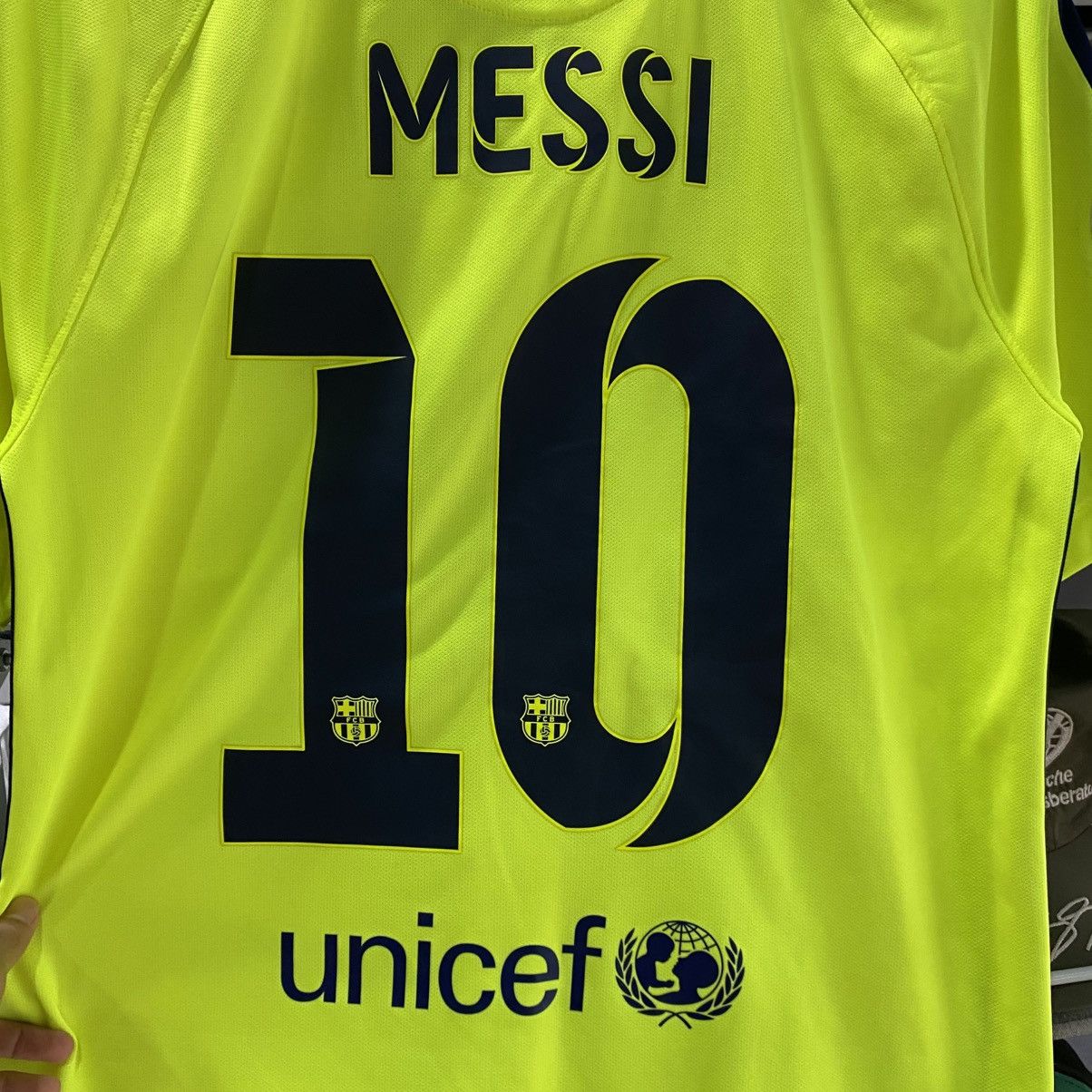 Nike × Vintage BARCELONA 2014/2015 THIRD SHIRT JERSEY NIKE Size US M / EU 48-50 / 2 - 12 Thumbnail