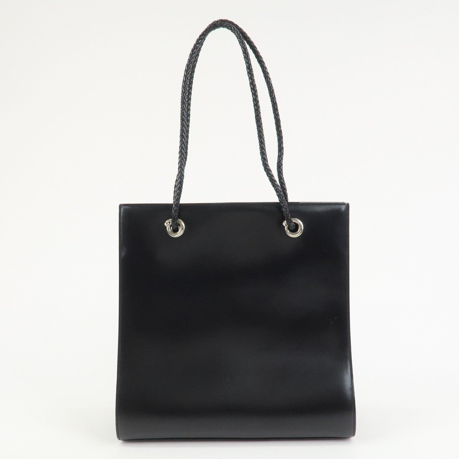 Cartier Cartier Leather Shoulder Tote Black Size ONE SIZE - 2 Thumbnail