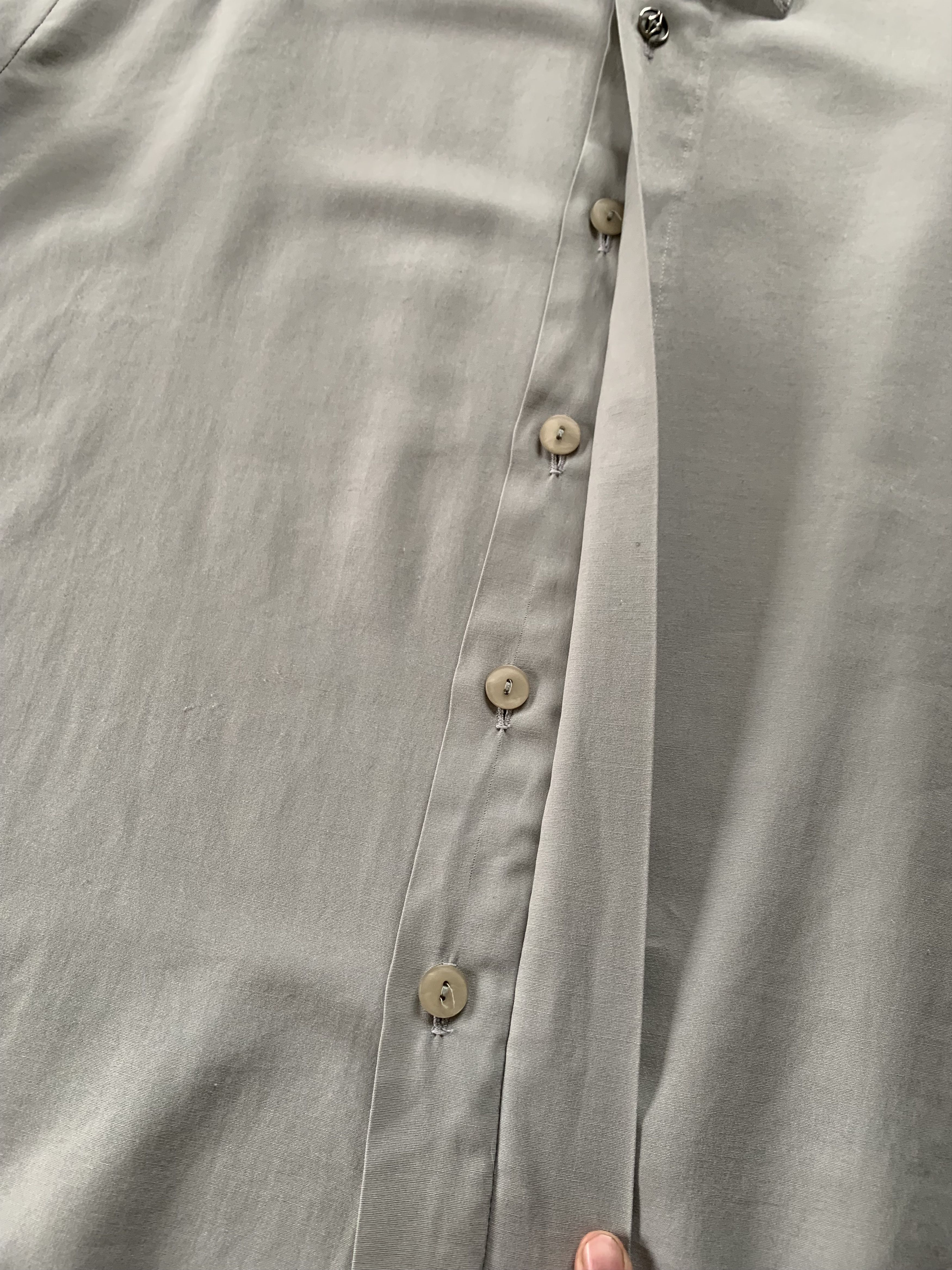 Designer Gioielli Italian Light Mens Western Long Sleeve Shirt Size US XXL / EU 58 / 5 - 6 Thumbnail