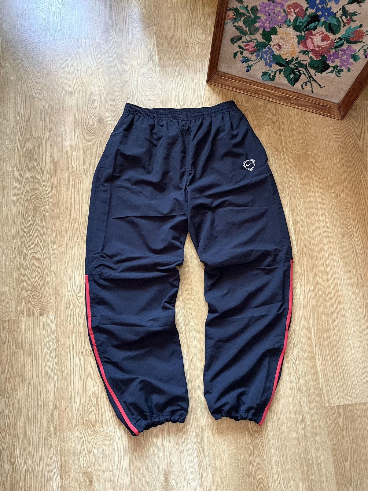 Nike × Vintage Vintage Y2K Nike Drill Windbreaker Track Suit Pants Jacket Size US L / EU 52-54 / 3 - 15 Thumbnail