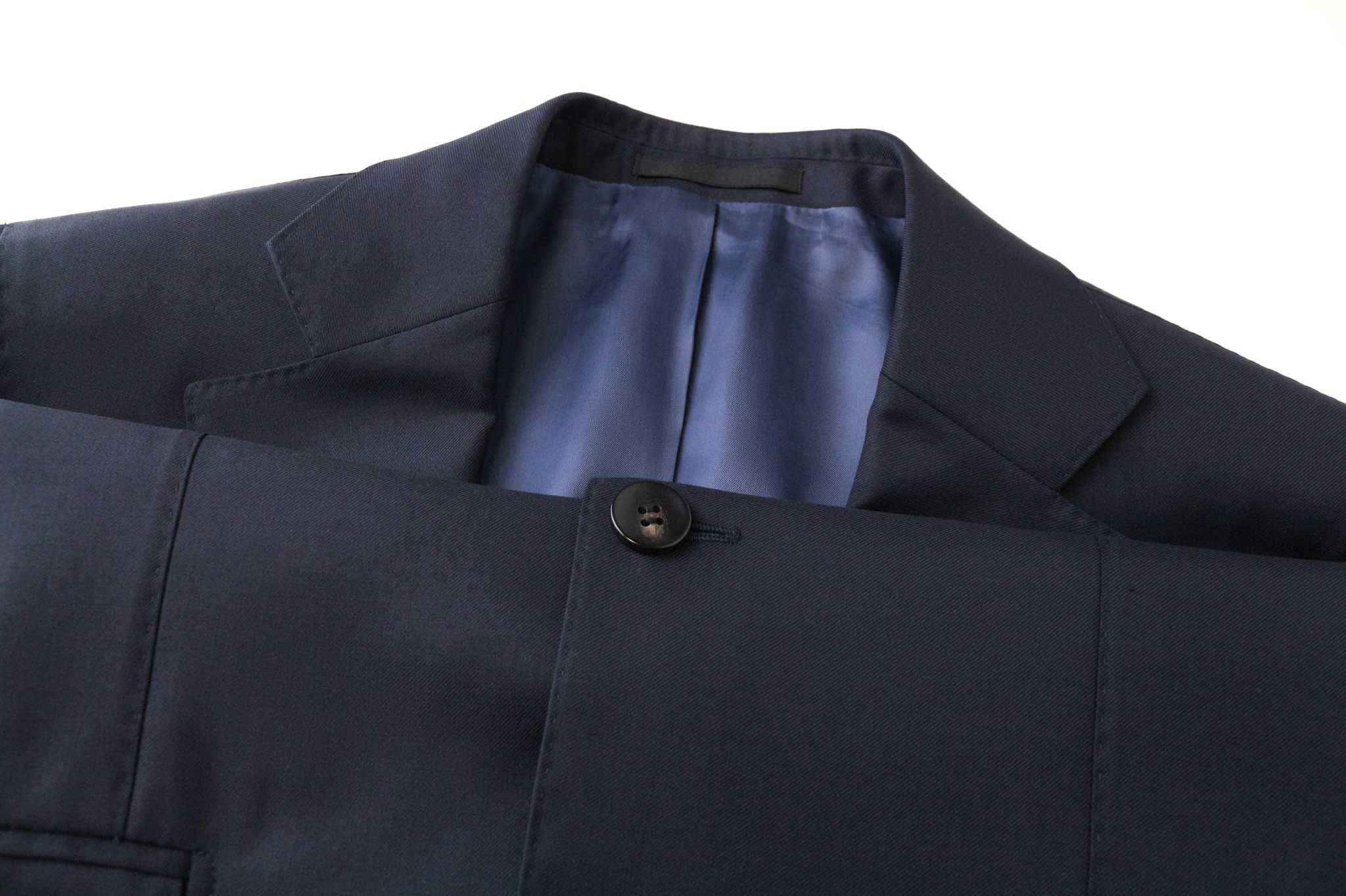 Suitsupply LA SPALLA UK36R Wool Navy Blue 3 Piece Suit 78993 Size 36R - 12 Thumbnail