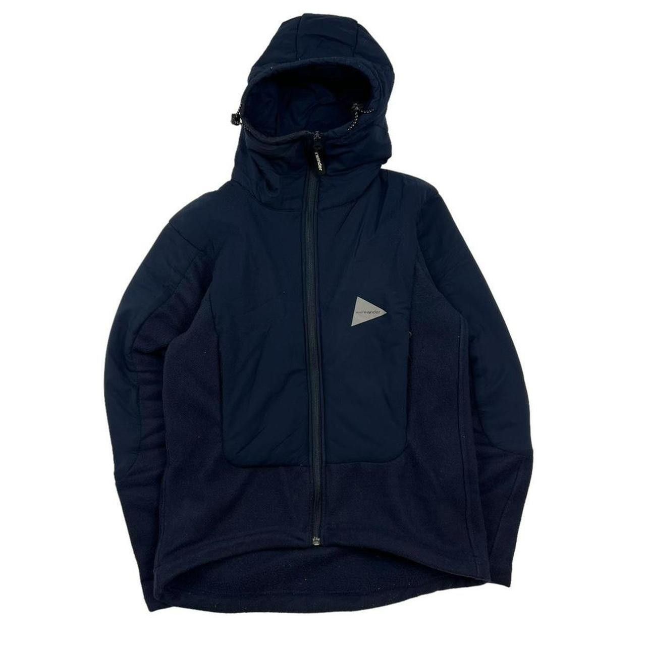 And Wander And Wander Navy Hooded Fleece Jacket - size 1 (extra small) Size US XS / EU 42 / 0 - 1 Thumbnail