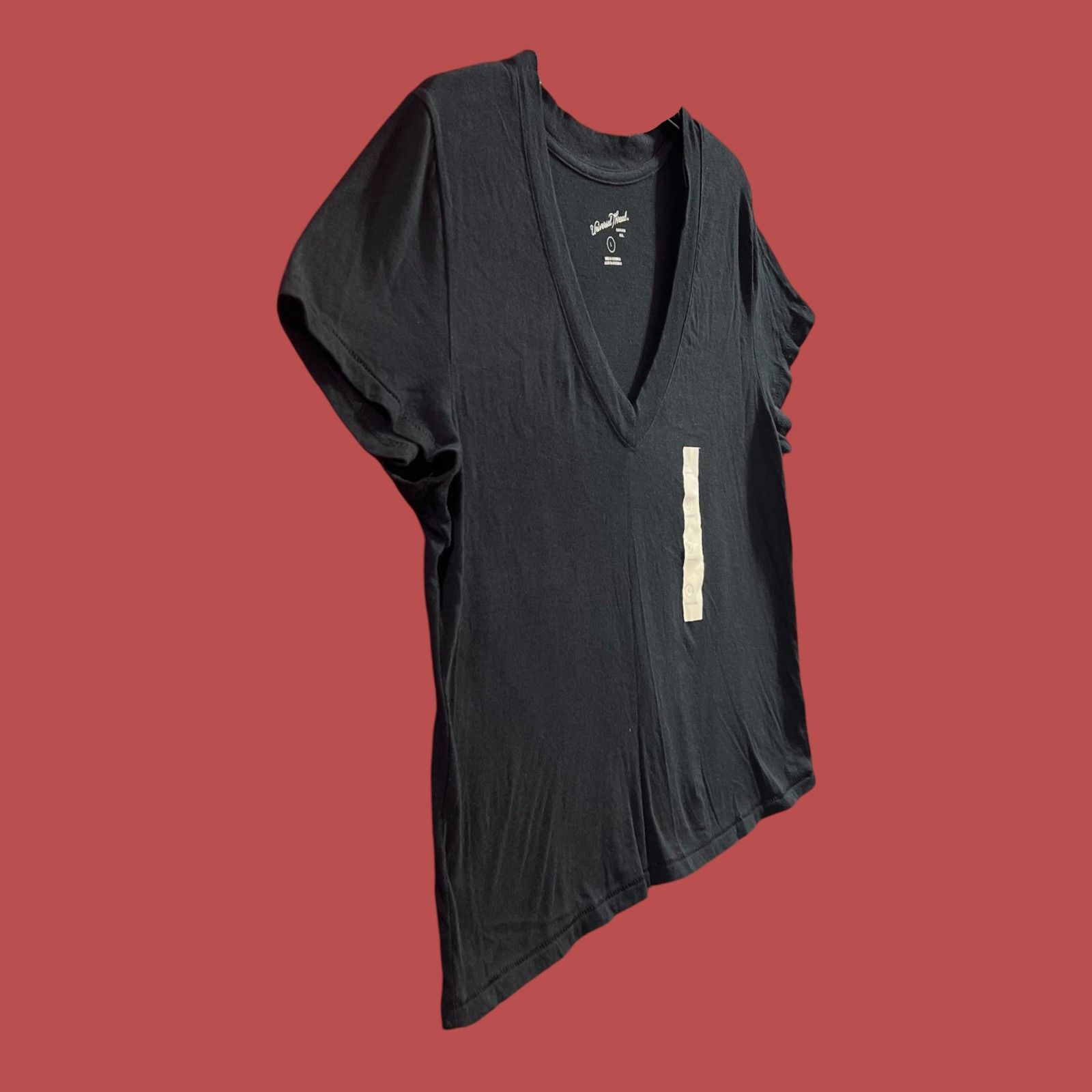 Other Universal Thread - Women's Shrunken Short Sleeve V-Neck T-Sh Size L / US 10 / IT 46 - 10 Thumbnail