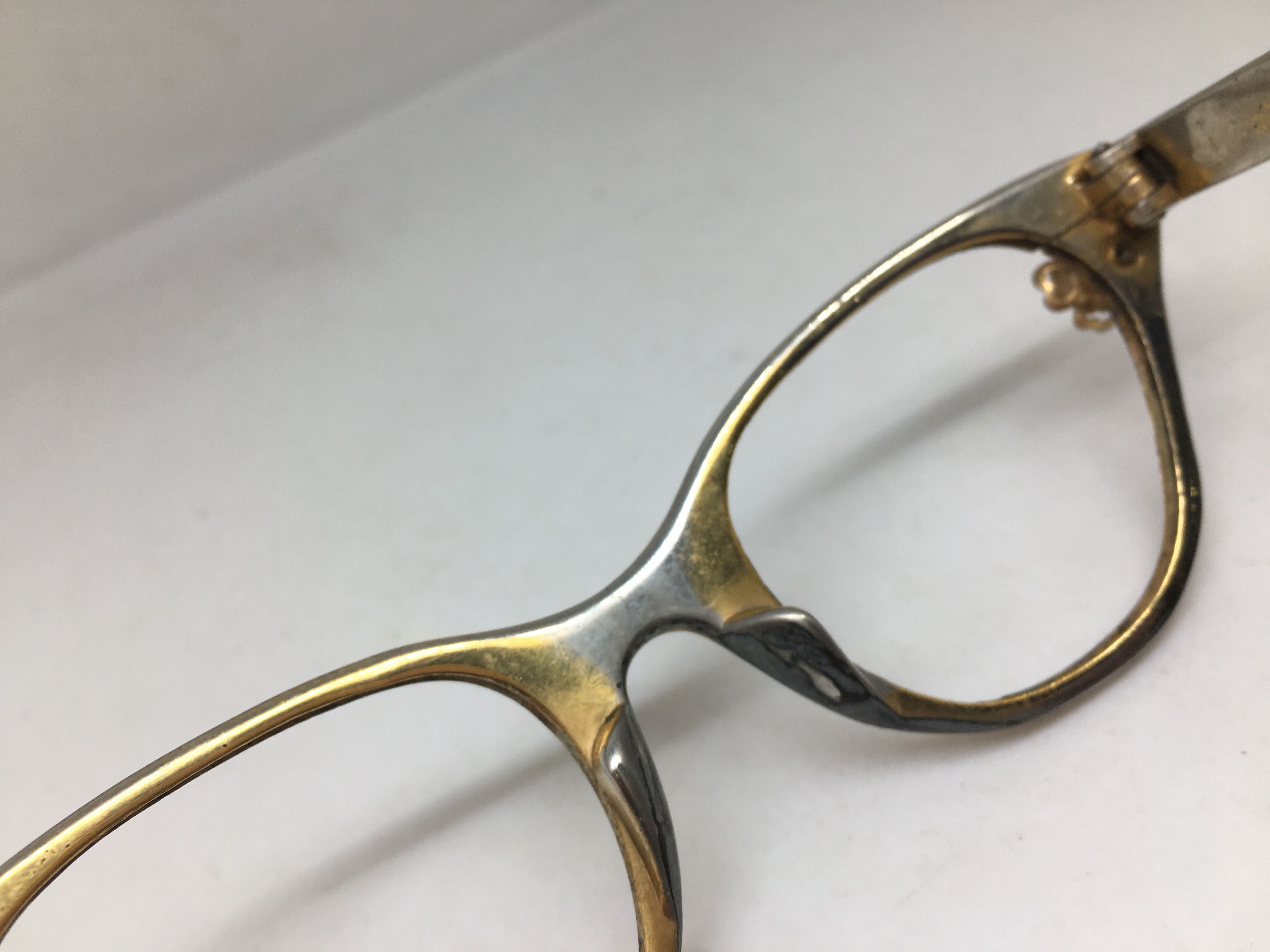 Vintage Vintage 50s TURA Woman Aluminum Gold Cateye Eyeglasses Size ONE SIZE - 9 Thumbnail