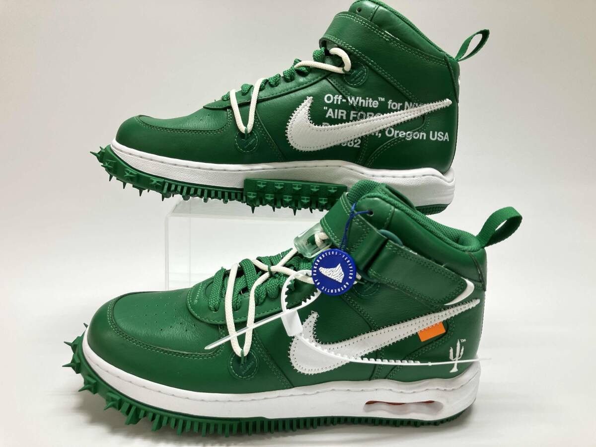 Nike × Off-White Off-White Air Force 1 Mid Green Size US 10 / EU 43 - 2 Thumbnail