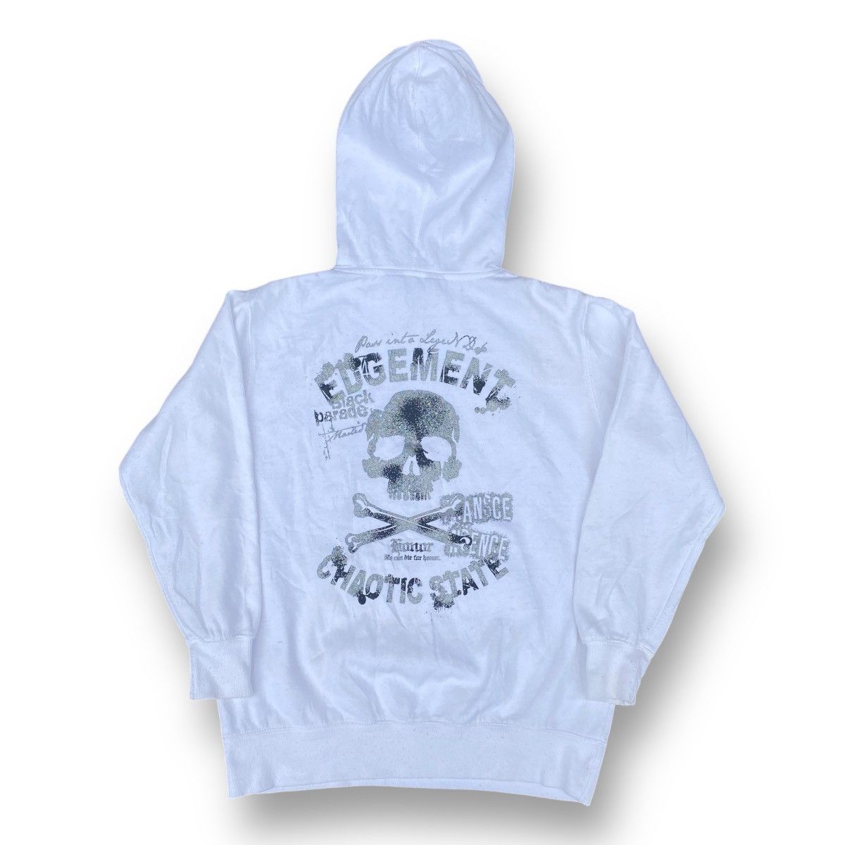 Seditionaries × Vintage Vintage Edgement Chaotic State Punk Hoodies Sweatshirt. #E4 Size US L / EU 52-54 / 3 - 1 Thumbnail