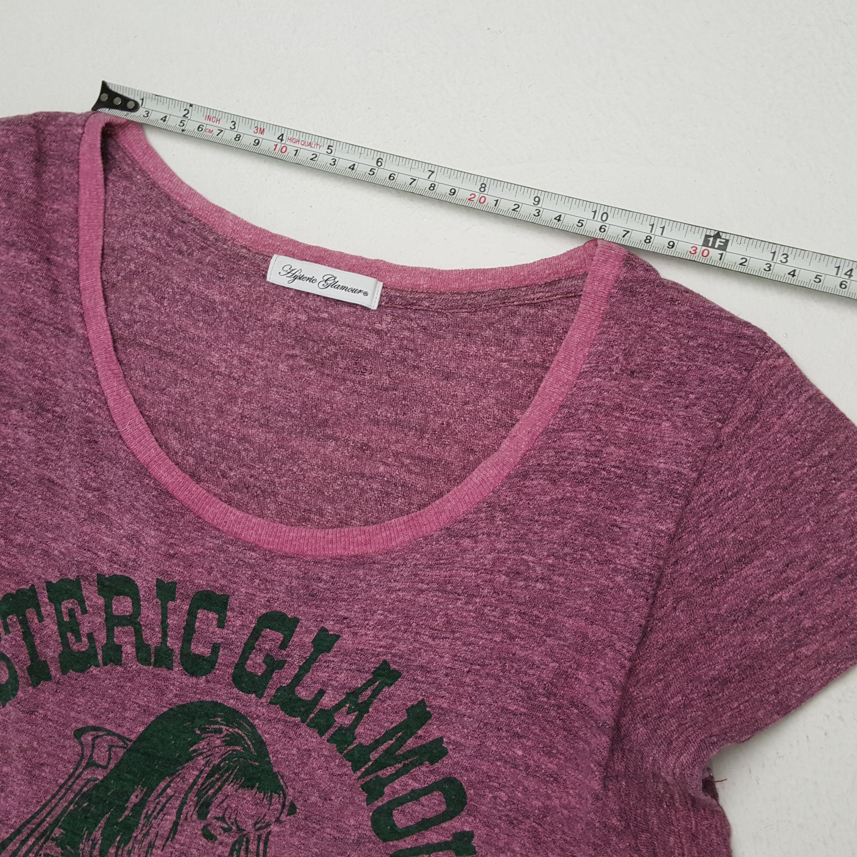 Hysteric Glamour × Japanese Brand Vintage HYSTERIC GLAMOUR Japanese Fashion Brand T-Shirts Size S / US 4 / IT 40 - 8 Thumbnail
