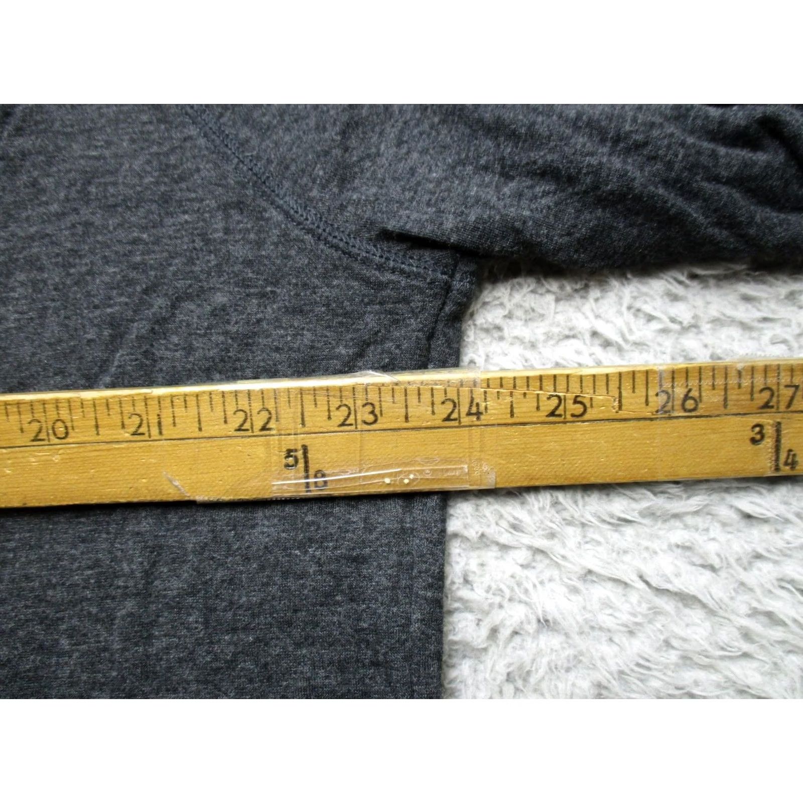 Faherty Faherty Henley Shirt Mens 2XL Charcoal Cloud Cotton Long Sleeve Pima Modal Size US XXL / EU 58 / 5 - 7 Thumbnail