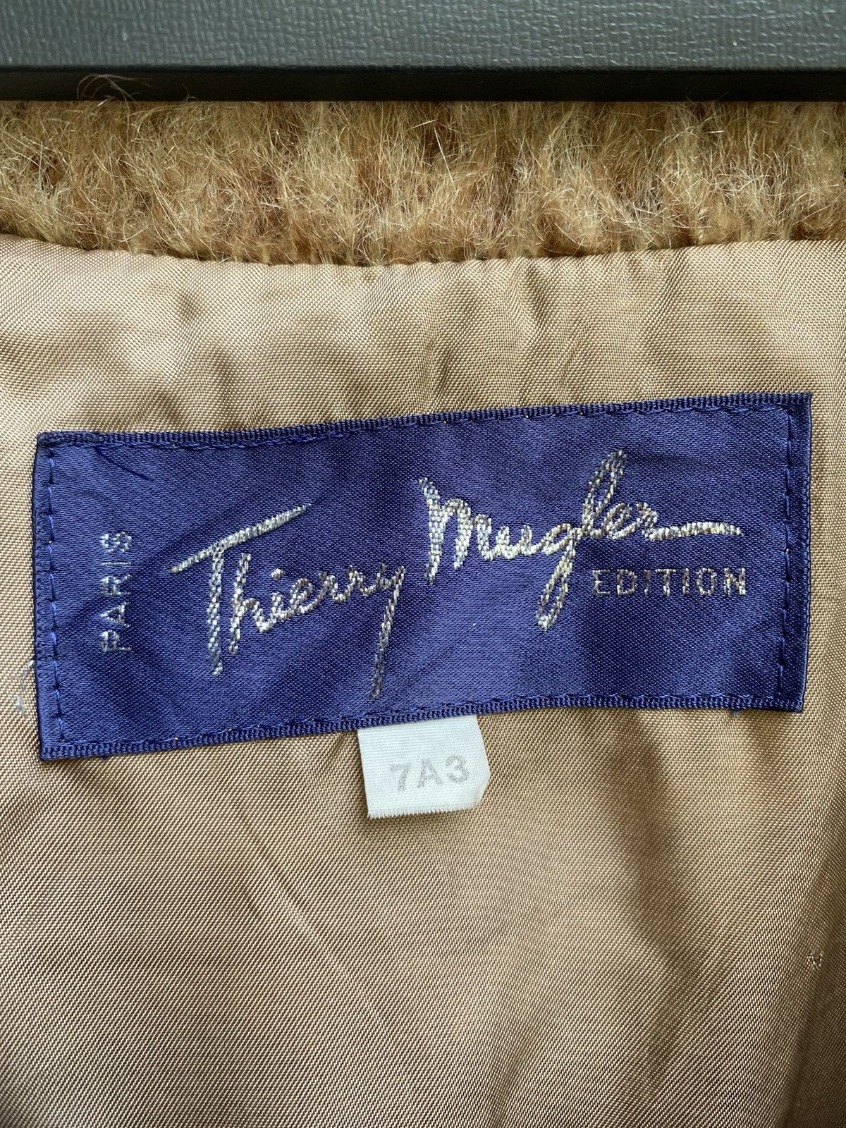 Thierry Mugler × Vintage Archival 80s Thierry Mugler Fur Mohair Leather Strap Coat Size US M / EU 48-50 / 2 - 12 Thumbnail