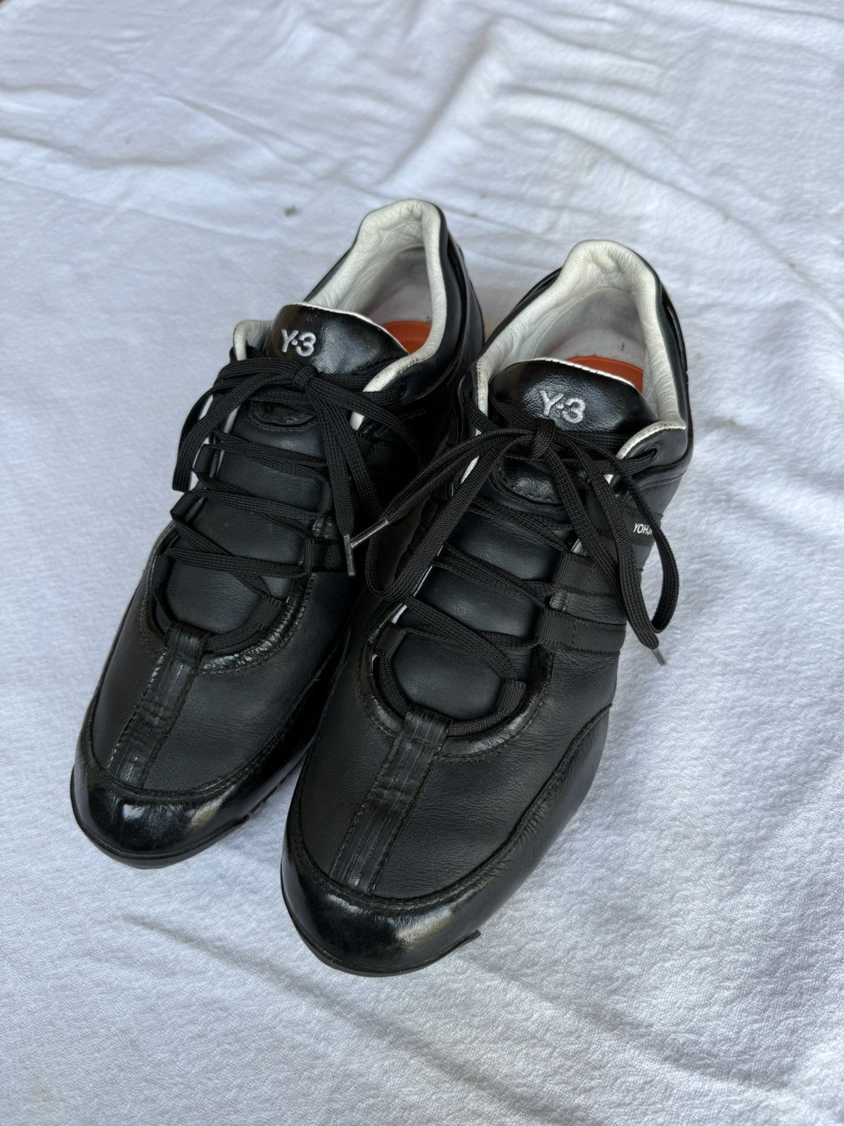 Yohji Yamamoto Yohji Yamamoto x Adidas Y3 Leather Sneakers Shoes 42 Size US 8 / EU 41 - 3 Thumbnail