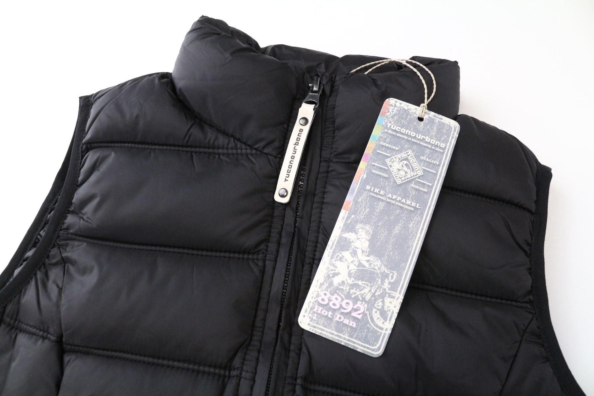 Other HOT DAN IT38 Black Quilted Motorcycle Vest 74671 Size M / US 6-8 / IT 42-44 - 3 Thumbnail