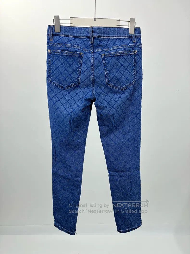 Chanel Chanel Diamond-shaped plaid denim trousers Size 24" / US 00 / IT 34 - 2 Thumbnail