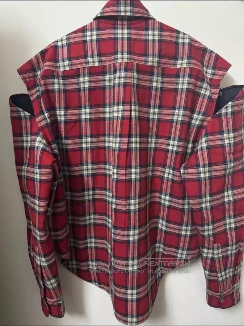 Vetements VETEMENTS Ring Shoulder Plaid Shirt Size US XS / EU 42 / 0 - 1 Thumbnail