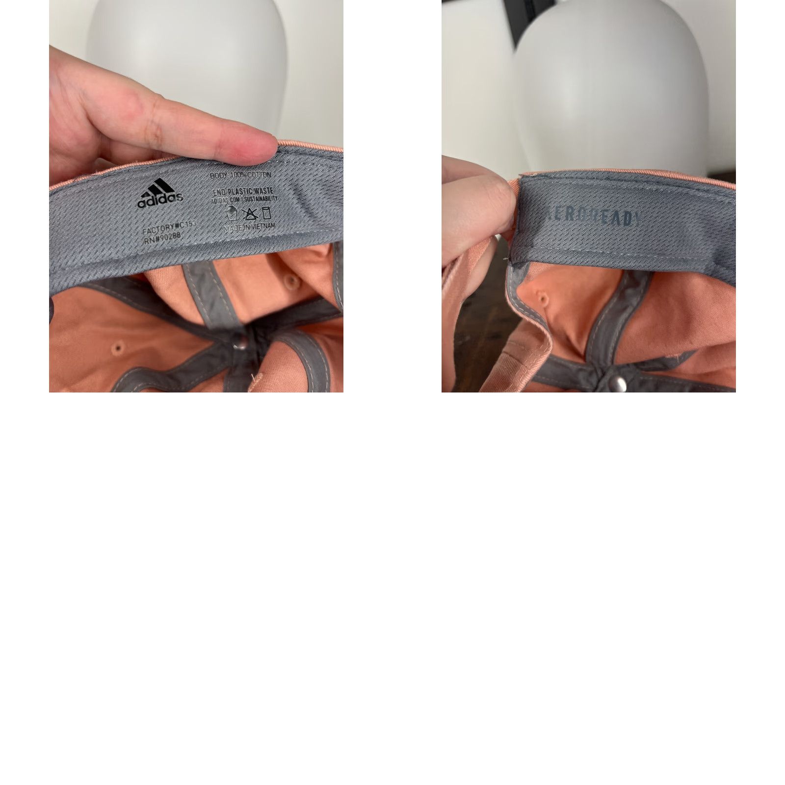Adidas Adidas Hat Cap Strap Back Womens Pink Golf Aeroready 100% Cotton Twill Size ONE SIZE - 9 Thumbnail
