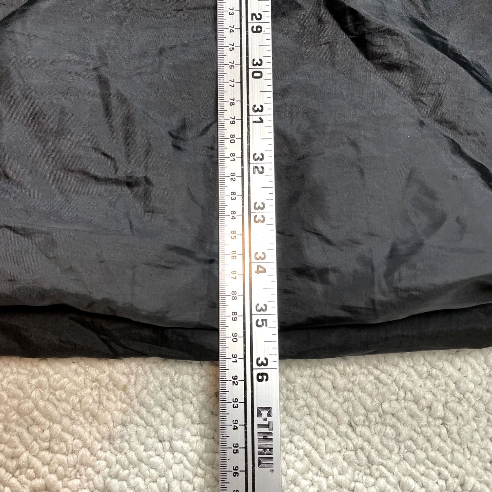 Boohoo VINTAGE Boohoo Puffer Jacket Womens 4 Long Polyester Solid Pockets Black Size 4 Regular Womens Size S / US 4 / IT 40 - 7 Thumbnail