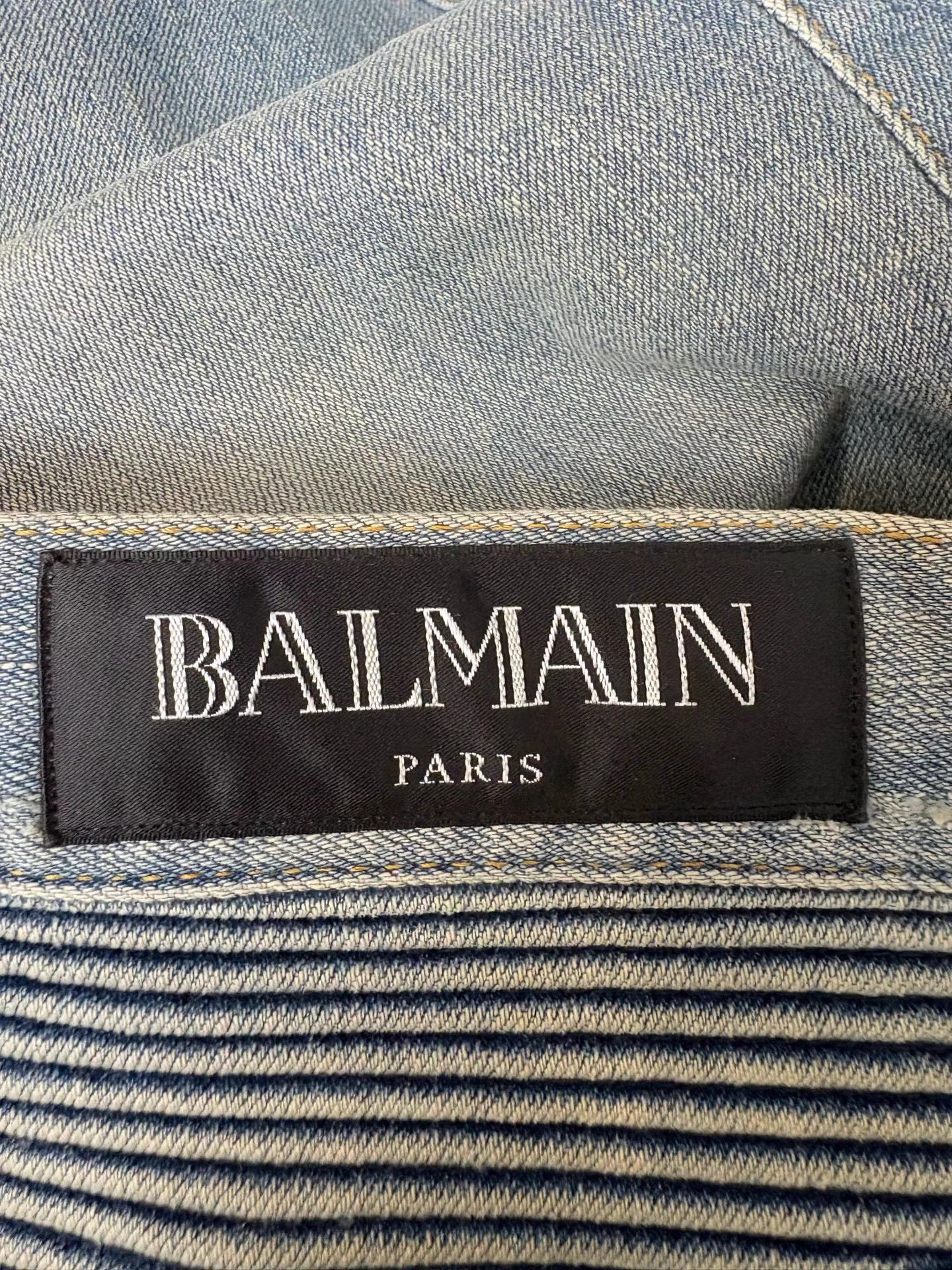 Balmain BALMAIN Cut-Out Distressed Jeans Size US 30 / EU 46 - 3 Thumbnail
