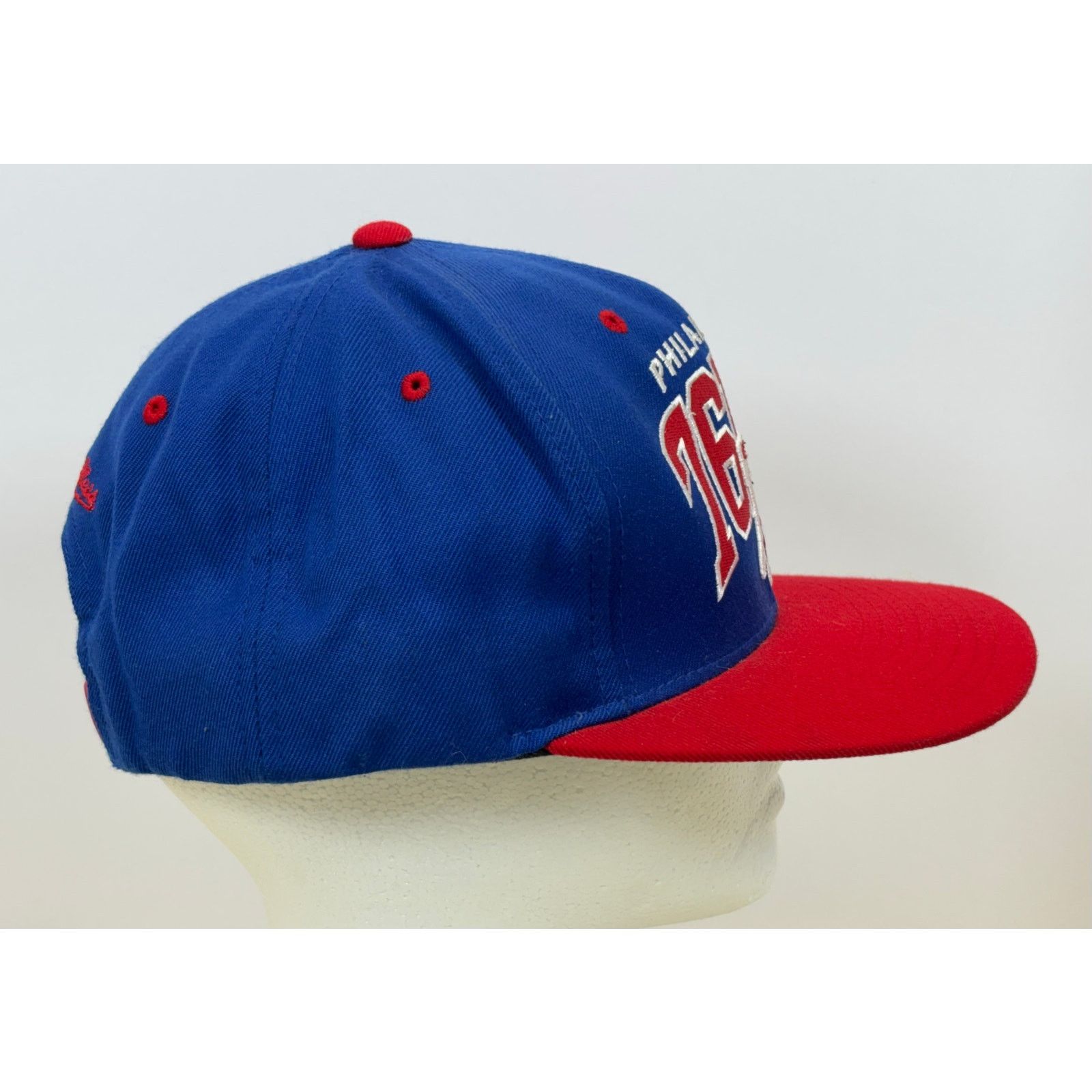 Mitchell & Ness Philadelphia 76ers Mitchell and Ness Classic Hardwood Hat Size ONE SIZE - 3 Thumbnail