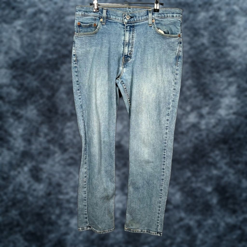 Levi's Levi's 511 Jeans Slim Fit Light Wash Denim 33x29 Blue Men Regular Slim Levi's 500 Series Pants Nine 9-? Size US 33 - 1 Thumbnail