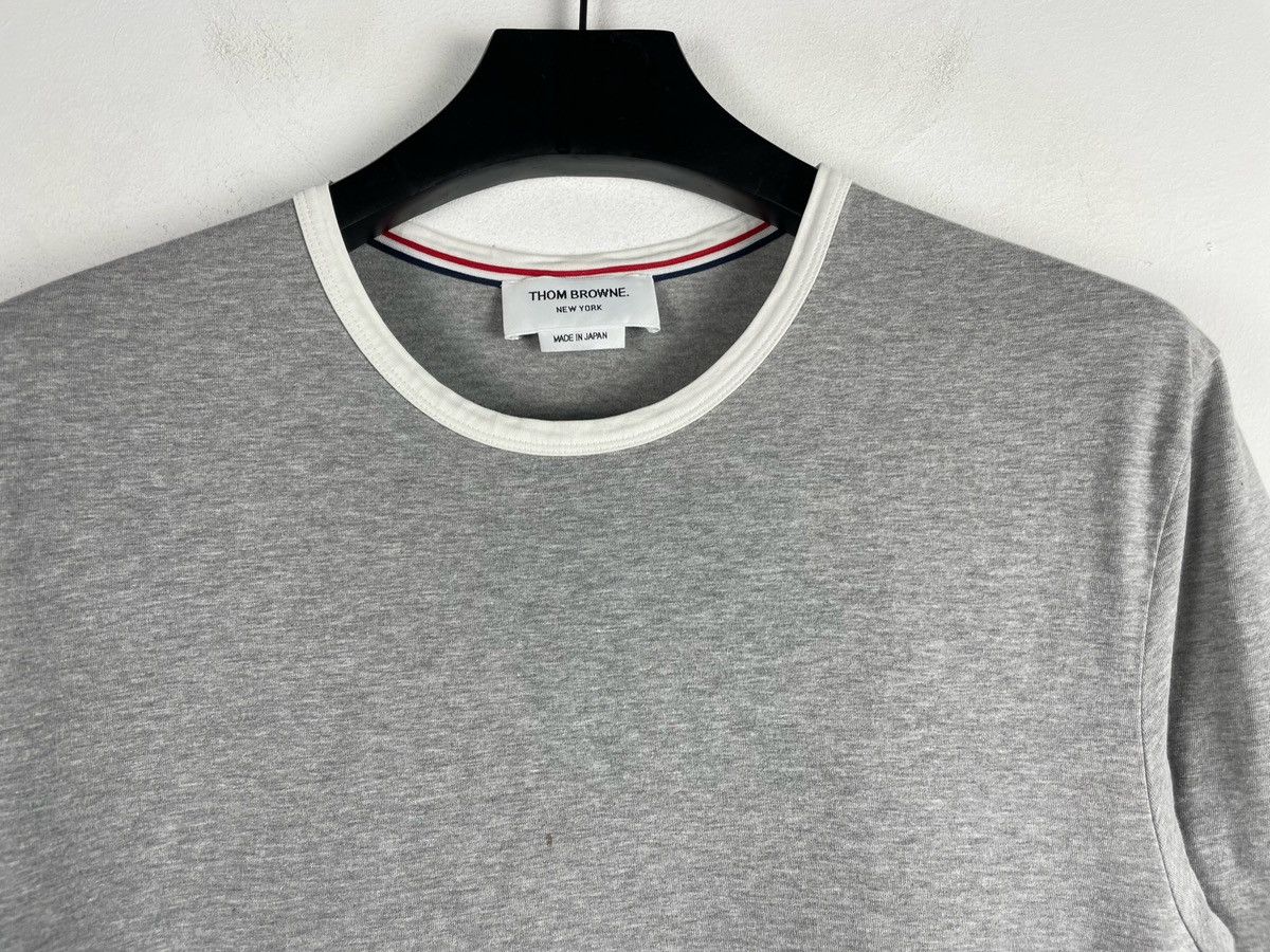 Thom Browne Thom Browne Logo Patch Short-Sleeves Tee Size US M / EU 48-50 / 2 - 7 Thumbnail