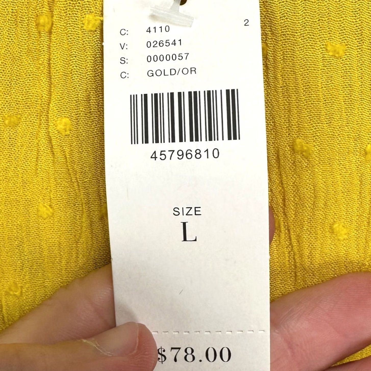 Vintage Maeve Anthropologie Womens Flutter Sleeveless Top Shirt Large Yellow Blouse NEW Size L / US 10 / IT 46 - 2 Thumbnail