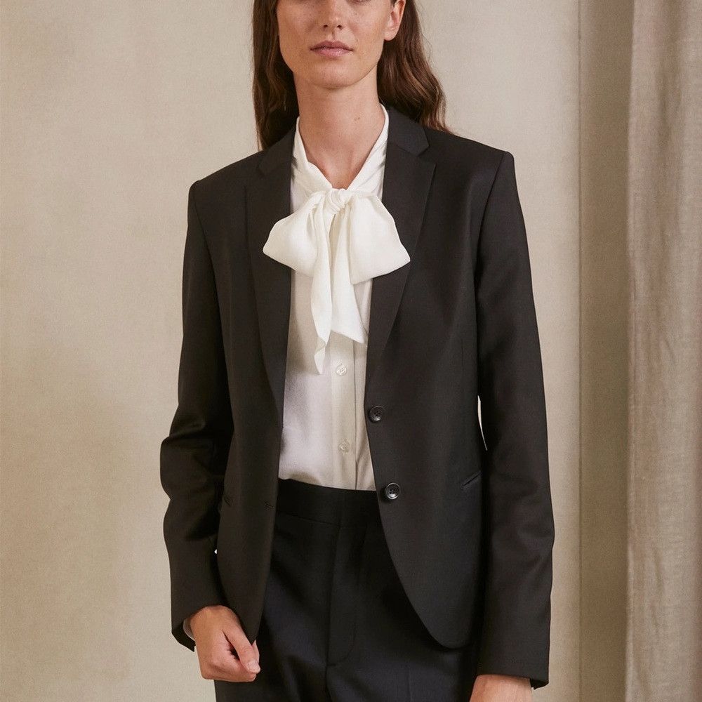 Filippa K Vintage 90s Flippa K Jackie Cool Wool Jacket Blazer Wool Su Size S / US 4 / IT 40 - 2 Thumbnail