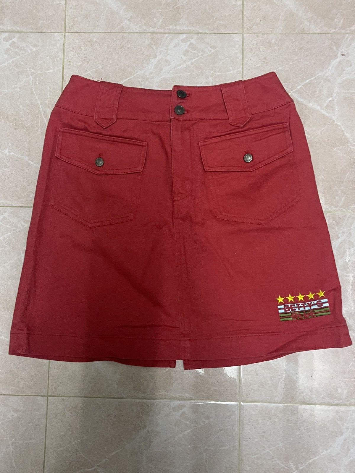Japanese Brand BETTY’S BLUE Shinji abe Mini Skirt Size 26" / US 2 / IT 38 - 1 Thumbnail