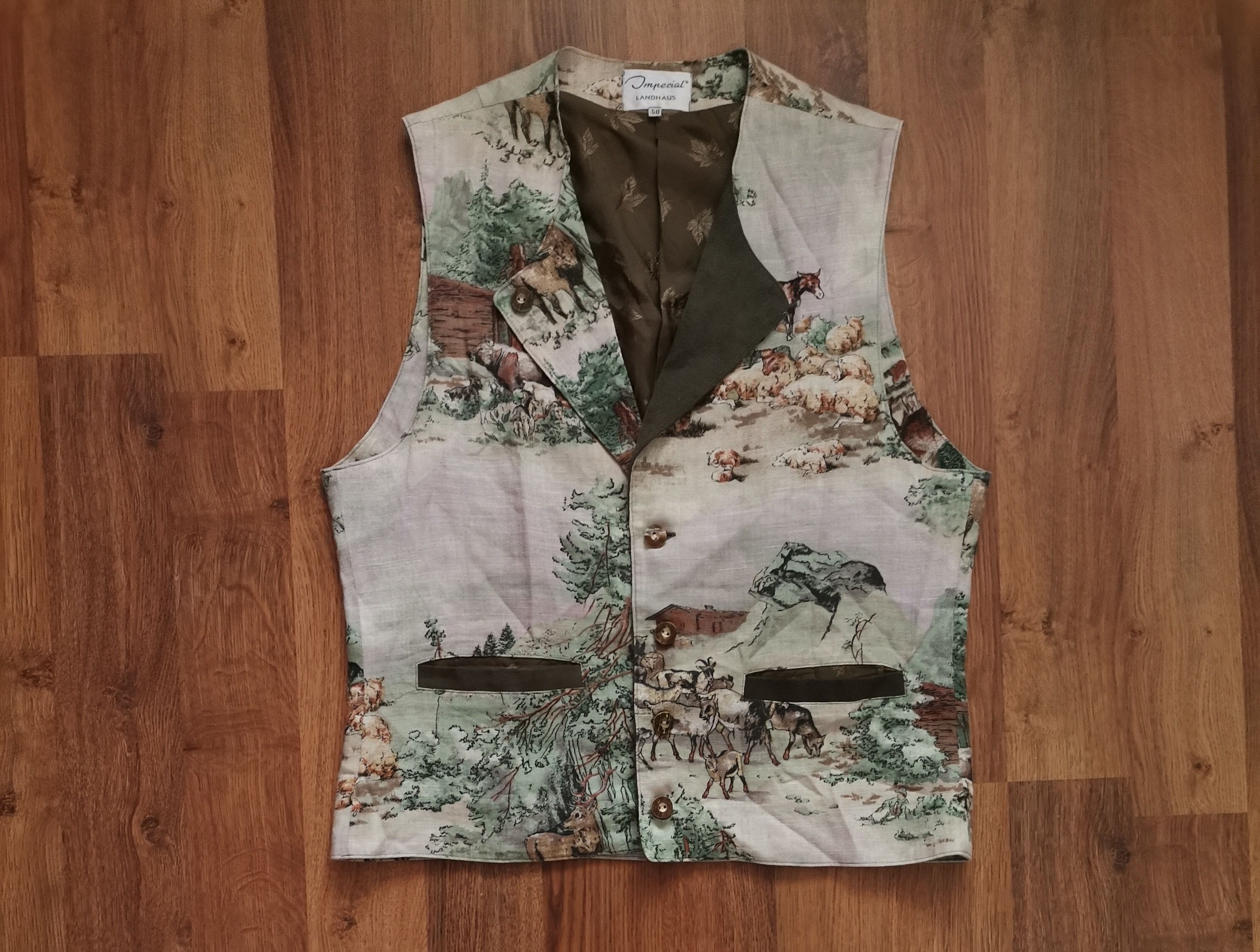 Vintage Vintage Imperial Landhaus Vest Size US M / EU 48-50 / 2 - 1 Thumbnail