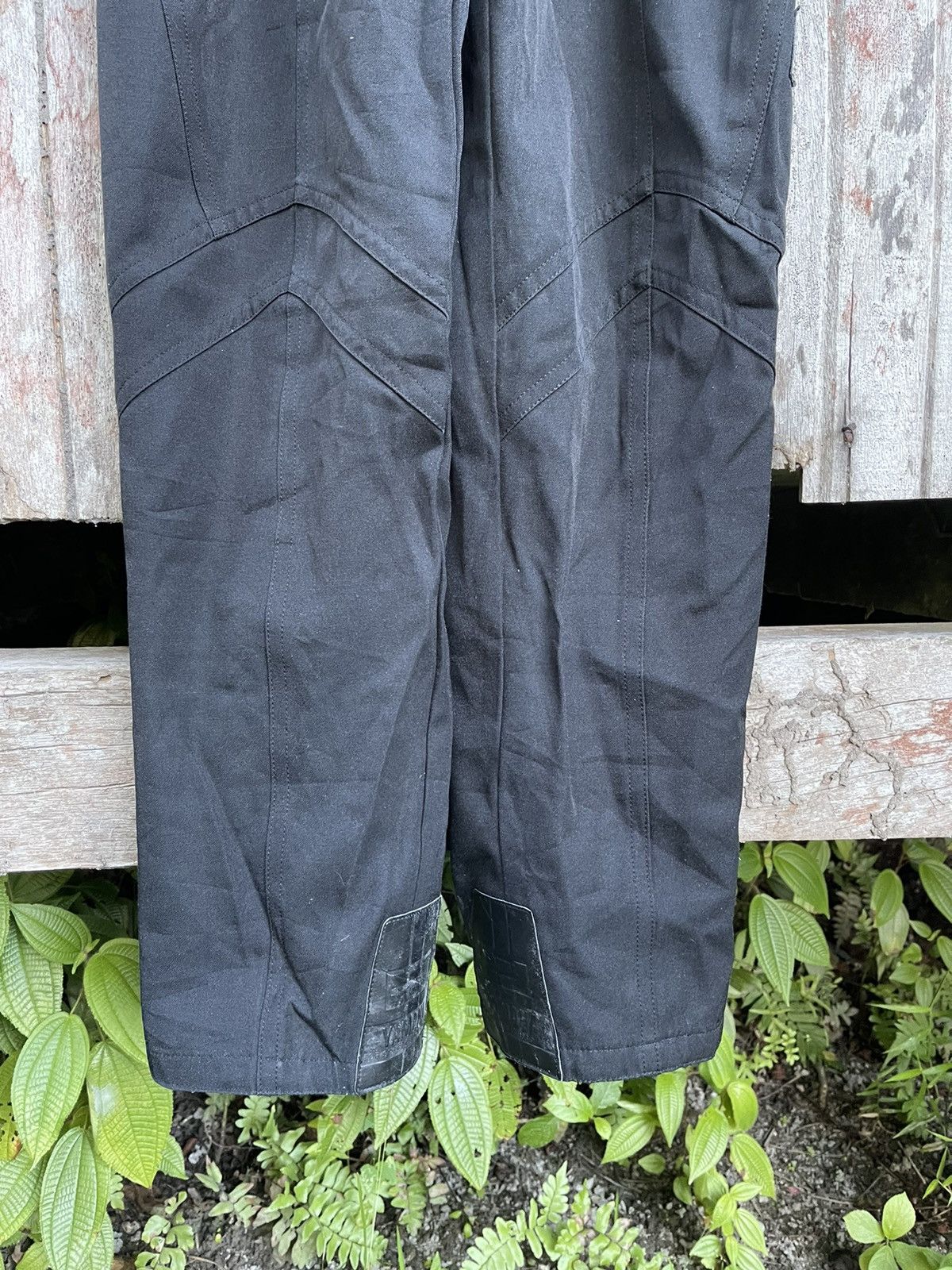 Vintage Yamaha Technical Snow Bib Overalls (Black / JASPO L) Size US 30 / EU 46 - 8 Thumbnail