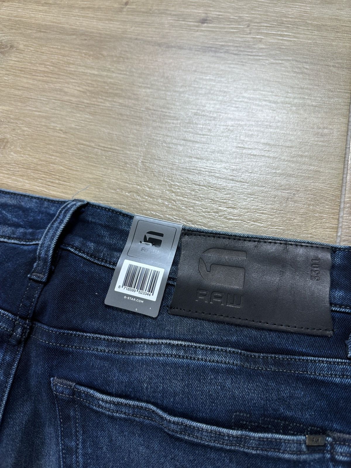 G-Star NEW🏷️ G-Star Raw 3301 Slim Denim Jeans Size US 32 / EU 48 - 10 Thumbnail