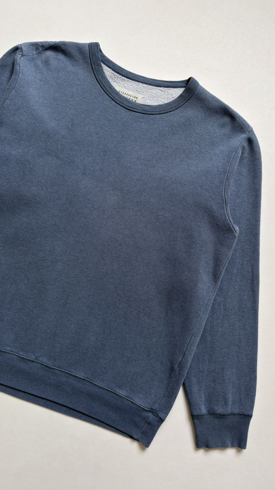 Maison Margiela Early 2000s Miss Deanna Blue Cotton Sweatshirt Size US XL / EU 56 / 4 - 5 Thumbnail
