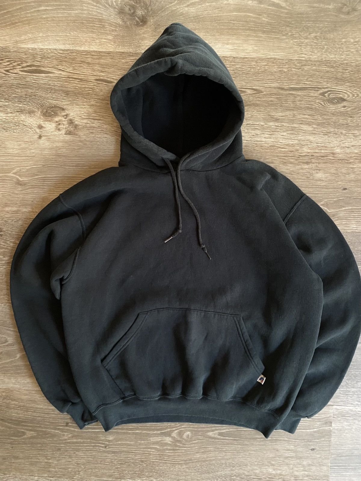 Russell Hoodie Black Vintage | Grailed