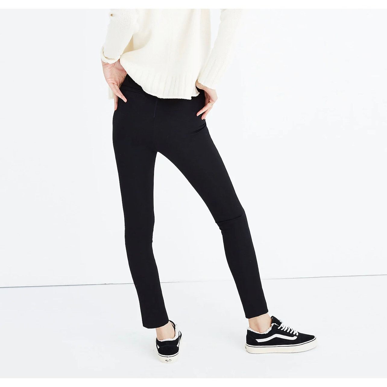 Madewell Madewell Fraser Slim Black Dress Pants 27 Business Casual Size 27" / US 4 / IT 40 - 1 Thumbnail