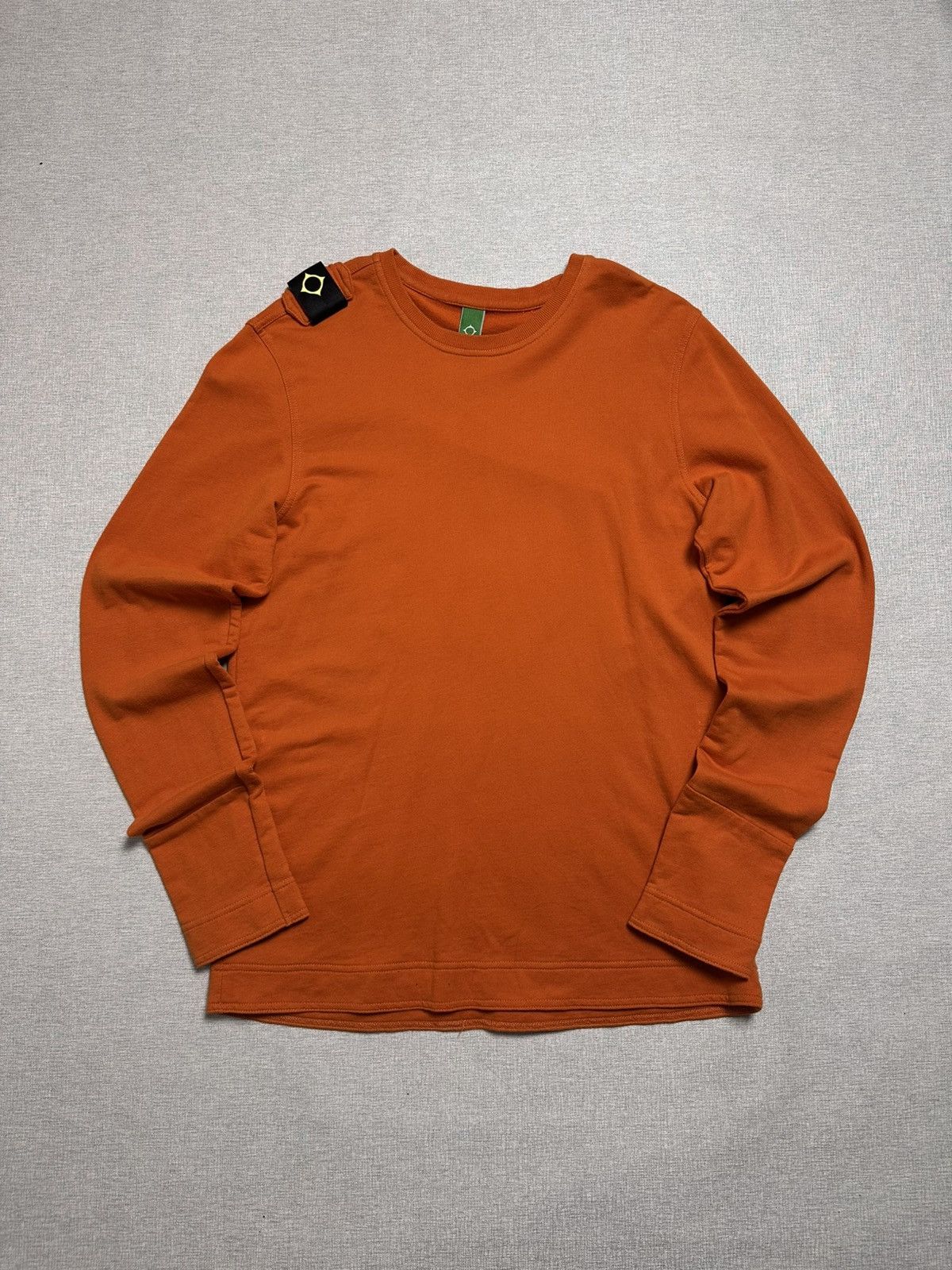 MA.STRUM × Massimo Osti × Vintage MA.STRUM Techwear Sweatshirt – Bright Orange Size US M / EU 48-50 / 2 - 1 Thumbnail
