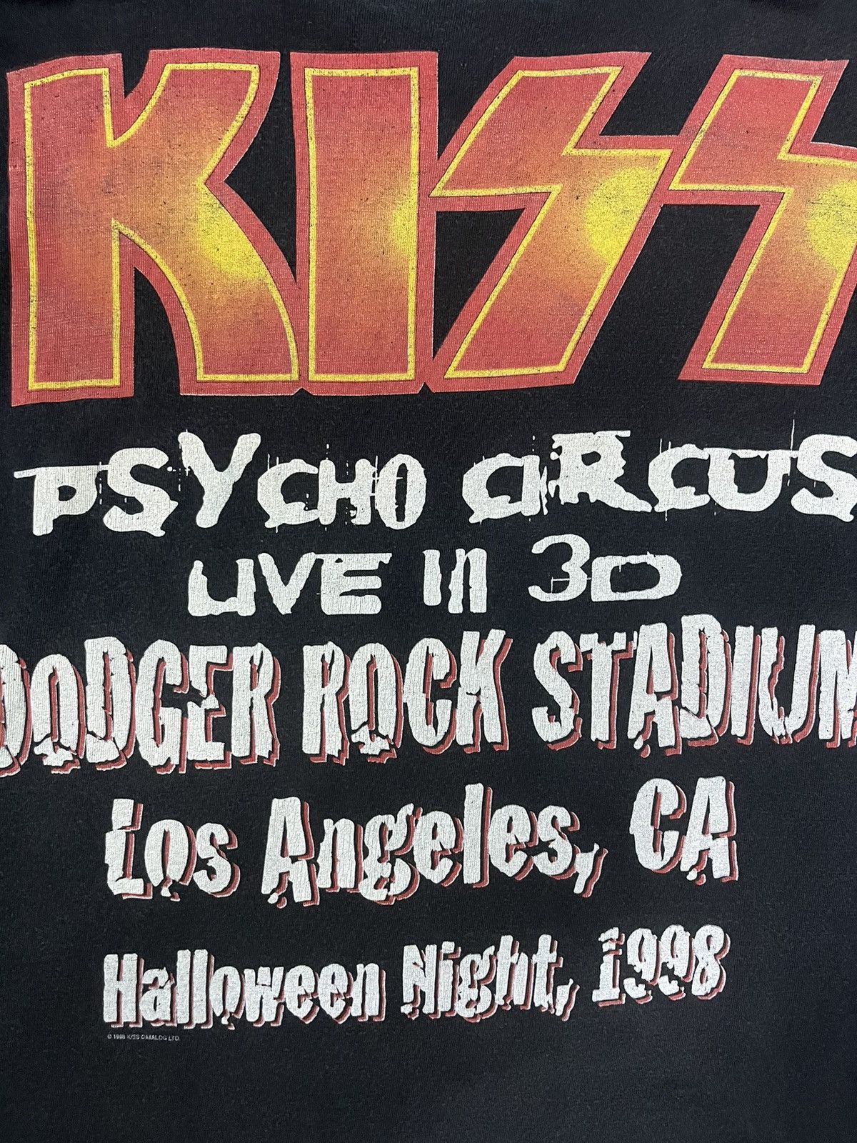 Band Tees × Kith × Vintage Vintage Kiss 90s t shirt Size US XL / EU 56 / 4 - 4 Thumbnail
