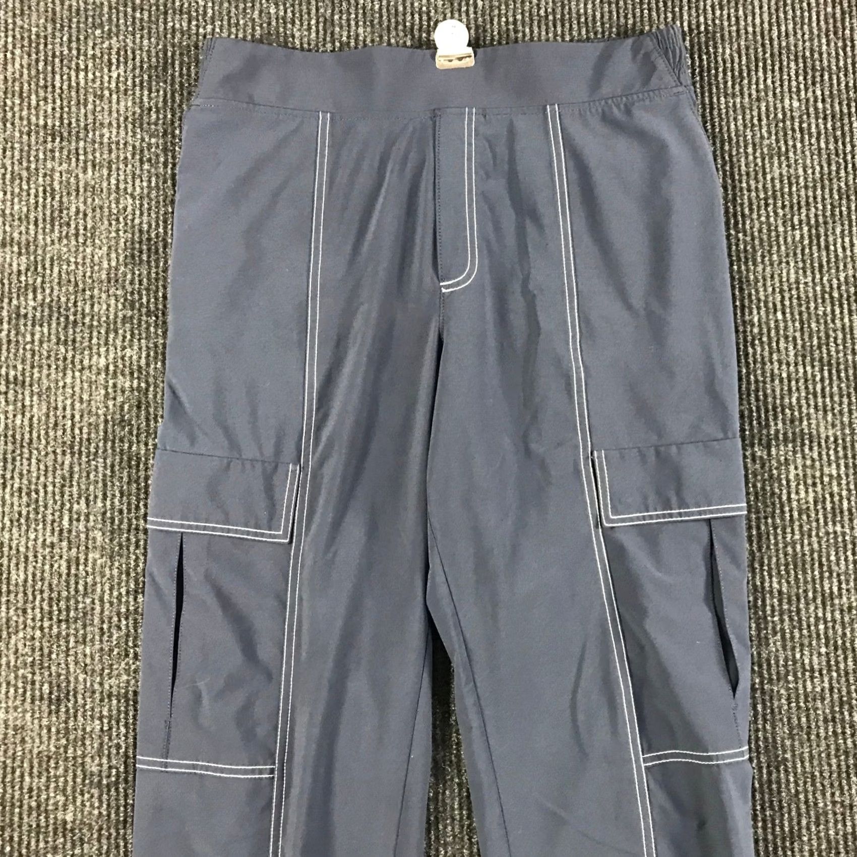 Athleta Athleta Chelsea Utility Jogger Pants Navy Blue Contrast Stitch Cargo Womens 10 Size 32" / US 10 / IT 46 - 2 Thumbnail